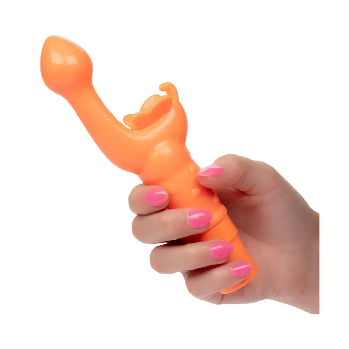 California Exotic Novelties Inc Female Sex Toys Rechargeable Butterfly Kiss Vibrating and Fluttering Orange California Exotic Novelties Inc Female Sex Toys Rechargeable Butterfly Kiss Vibrating and Fluttering Orange
