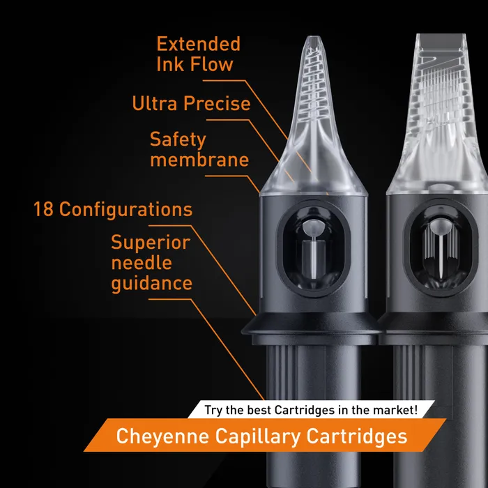 Cheyenne Capillary Cartridge Needles Sample Set of 3 Cheyenne Anal