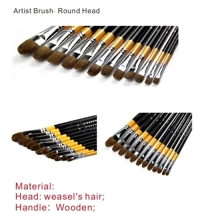 Choose from 12 Different Size Curved Paint Brushes Weasel Hair Bristles Bomei Female Sex Toys Choose from 12 Different Size Curved Paint Brushes Weasel Hair Bristles Bomei Female Sex Toys