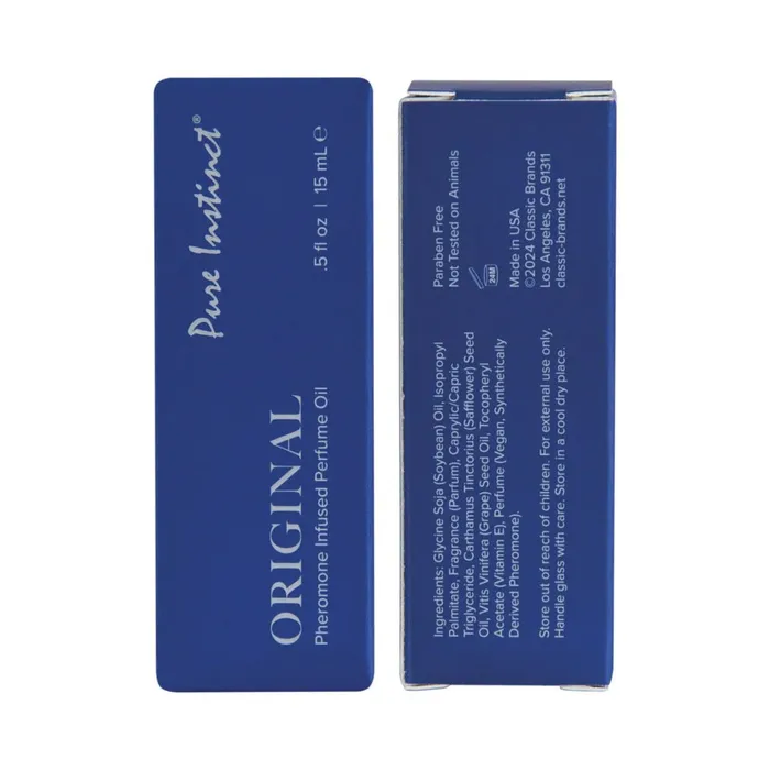 Classic Erotica Male Sex Toys Pure Instinct Pheromone Perfume Oil Original Dropper 05 oz