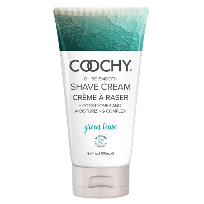 Coochy Shave Cream Oh So Smooth GREEN TEASE Intimate Expressions Vibrators