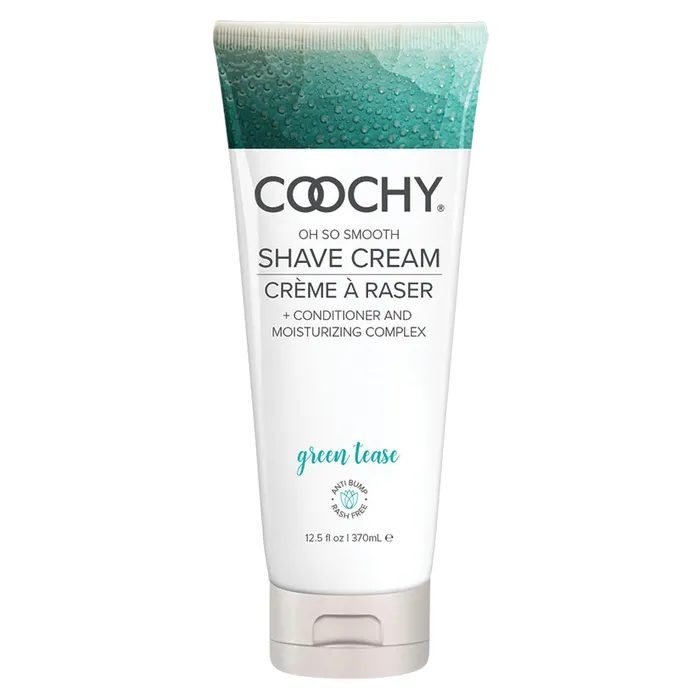 Coochy Shave Cream Oh So Smooth GREEN TEASE Intimate Expressions Vibrators