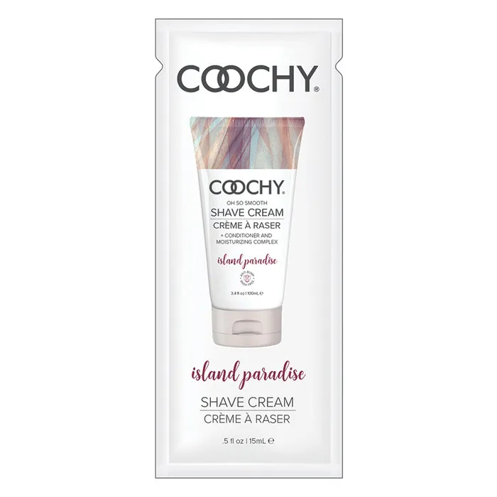 Coochy Shave Cream Oh So Smooth ISLAND PARADISE Intimate Expressions Vibrators