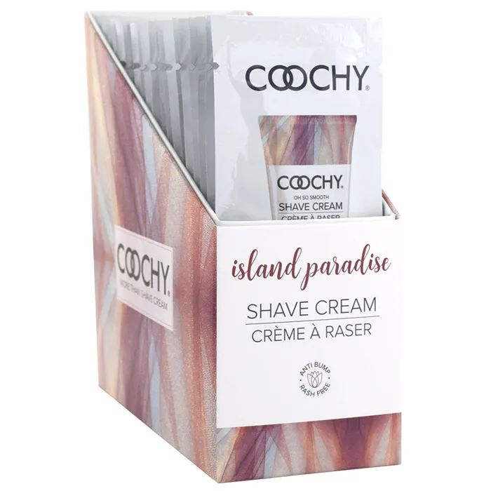 Coochy Shave Cream Oh So Smooth ISLAND PARADISE Intimate Expressions Vibrators
