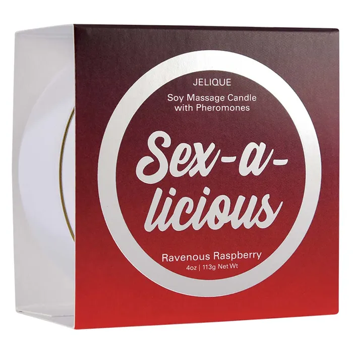Couples Classic Erotica Jelique Soy Massage Candle With Pheromones SexALicious Ravenous Raspberry 4oz Couples Classic Erotica Jelique Soy Massage Candle With Pheromones SexALicious Ravenous Raspberry 4oz