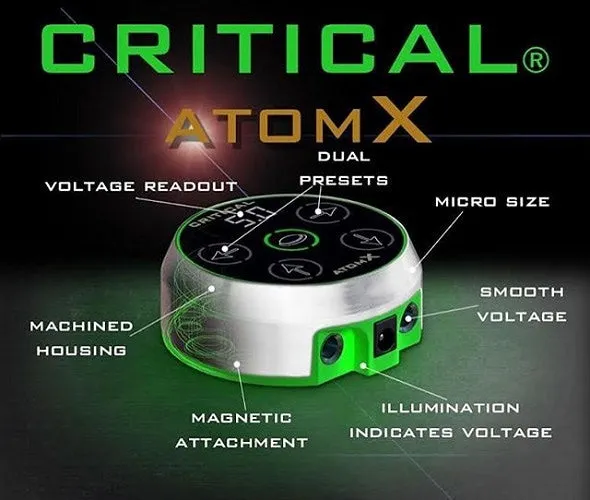 Critical Tattoo Anal Critical Tattoo Atom X Power Supply Silver