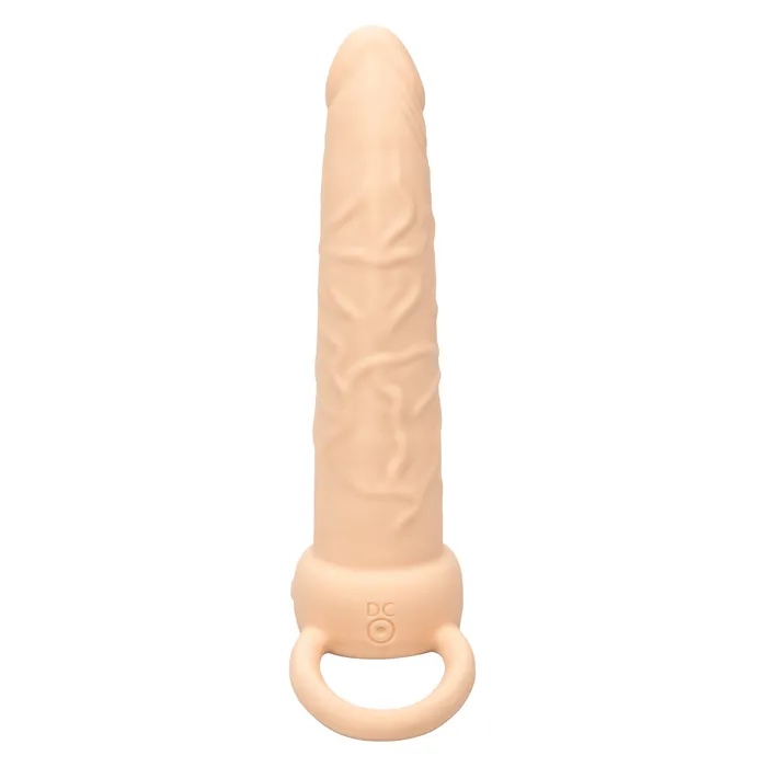 Dildos CalExotics Performance Maxx Double Penetration Vibrating Dildo Ivory