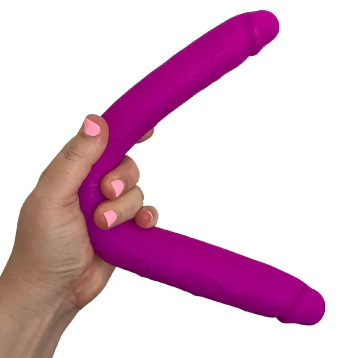 Dildos Colours Double Penetration U Shaped Dildo Purple NS Novelties