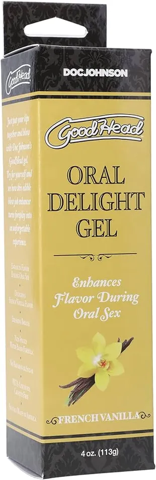 Dildos GoodHead Oral Delight Gel French Vanilla 4 oz 113 g Doc Johnson Enterprises Dildos GoodHead Oral Delight Gel French Vanilla 4 oz 113 g Doc Johnson Enterprises