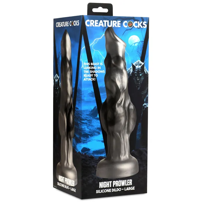 Dildos XR Brands Night Prowler 10 Inch Werewolf Canine Dildo with Knot