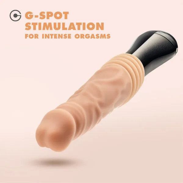 Dr Knight Vibrating Thrusting Gyrating Realistic Silicone Dildo Vanilla Blush Dildos