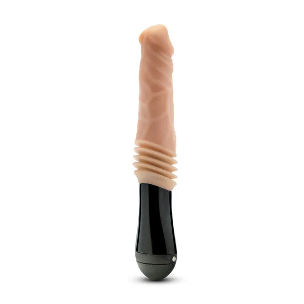Dr Knight Vibrating Thrusting Gyrating Realistic Silicone Dildo Vanilla Blush Dildos