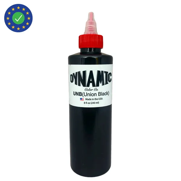 Dynamic Anal Dynamic Union Black Tattoo Ink 8oz Bottle