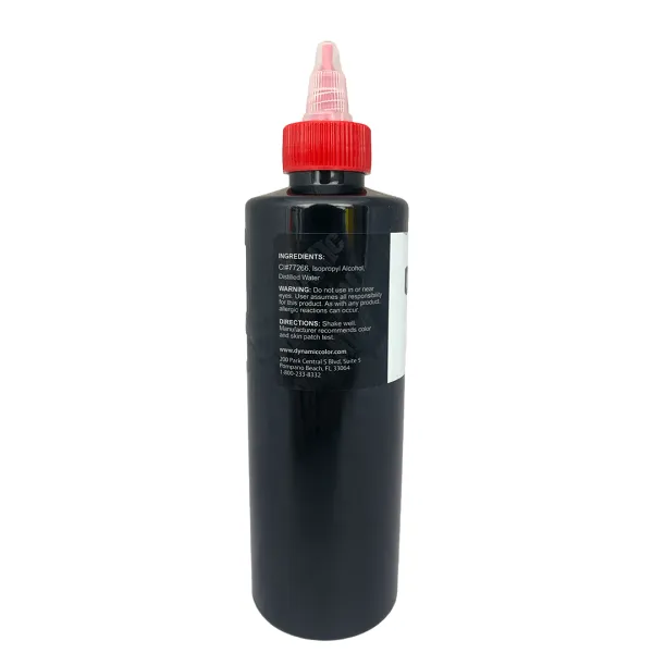 Dynamic Anal Dynamic Union Black Tattoo Ink 8oz Bottle