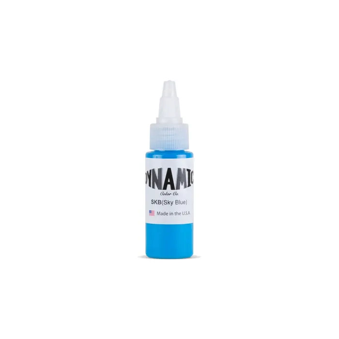 Dynamic Vibrators Dynamic Sky Blue Tattoo Ink 1oz Bottle