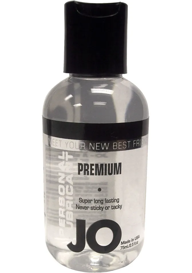 ECN JO Premium Silicone Lubricant LongLasting Vitamin E Enriched OdorFree 2 Ounce Lubricants