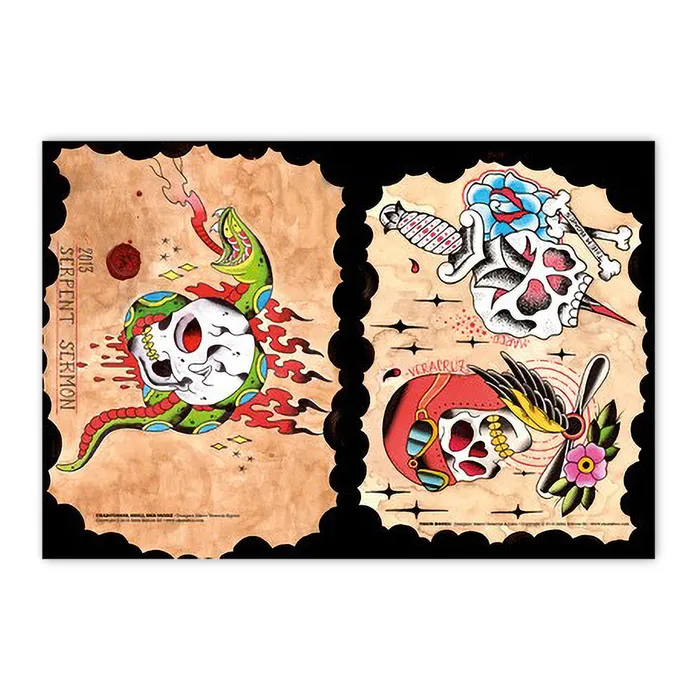 Elaborate Skull Designs Softcover Book 3ntini Vibrators