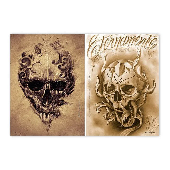 Elaborate Skull Designs Softcover Book 3ntini Vibrators