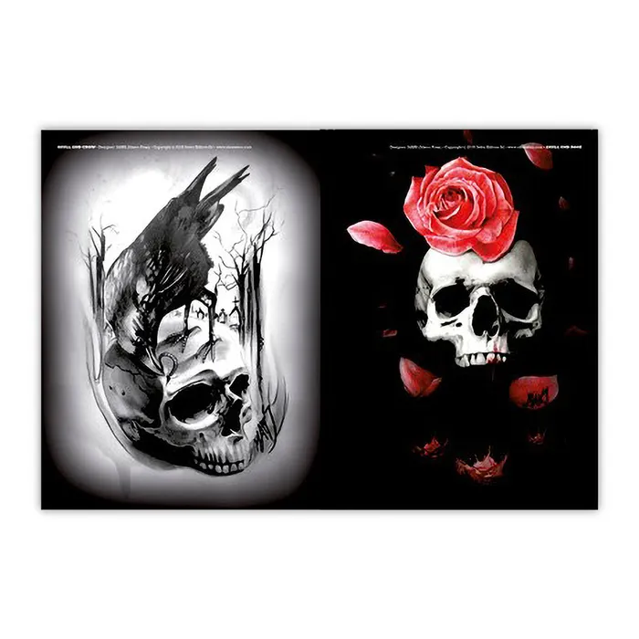 Elaborate Skull Designs Softcover Book 3ntini Vibrators