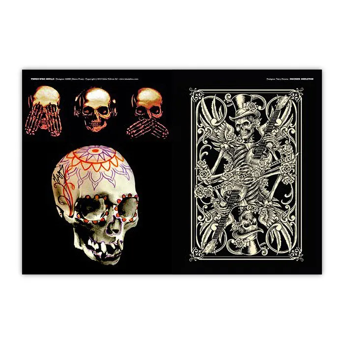 Elaborate Skull Designs Softcover Book 3ntini Vibrators