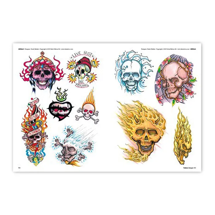 Elaborate Skull Designs Softcover Book 3ntini Vibrators