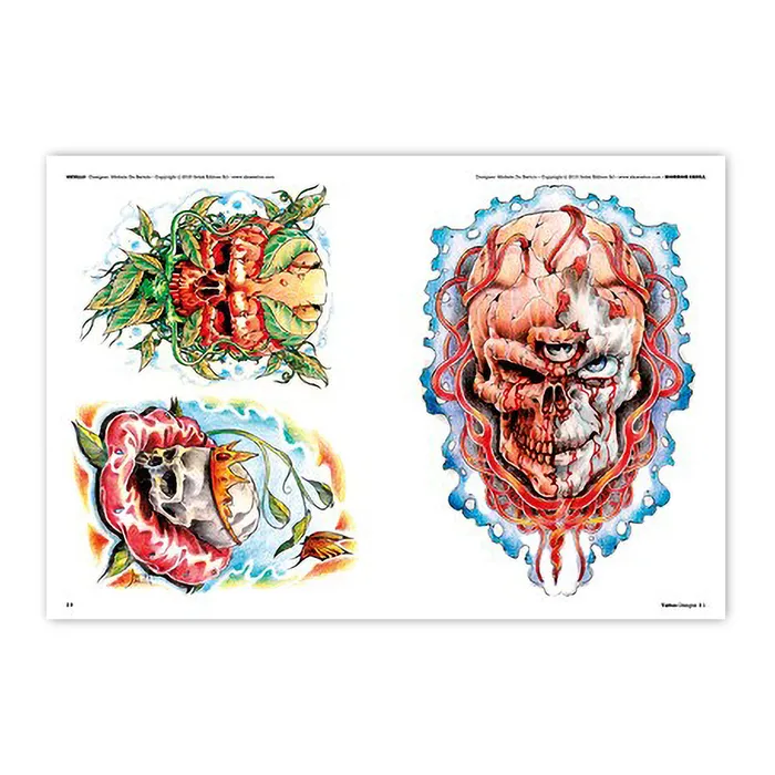 Elaborate Skull Designs Softcover Book 3ntini Vibrators