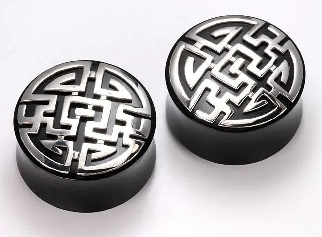 Elementals Organics Anal 925 ANCIENT Silver Cap on a Double Flared Horn Organic Plug 10mm24mm Price Per 1 Elementals Organics Anal 925 ANCIENT Silver Cap on a Double Flared Horn Organic Plug 10mm24mm Price Per 1