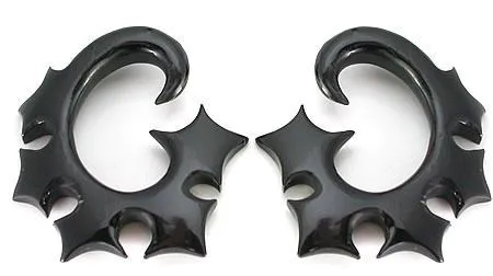 Elementals Organics Stars Black Horn Spiral Earrings Body Jewelry Price Per 2 Anal Elementals Organics Stars Black Horn Spiral Earrings Body Jewelry Price Per 2 Anal
