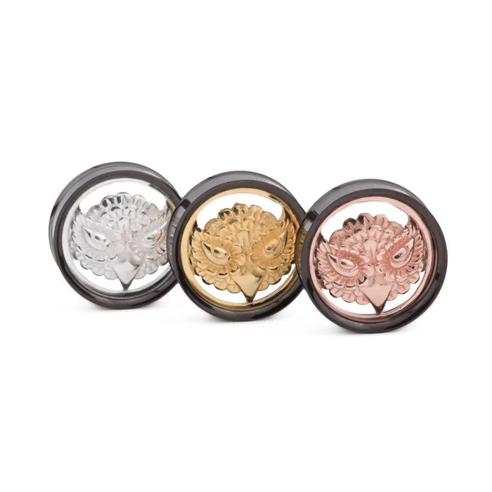 Elementals Organics Vibrators Gold Plated Brass Owl Insert Only Price Per 1