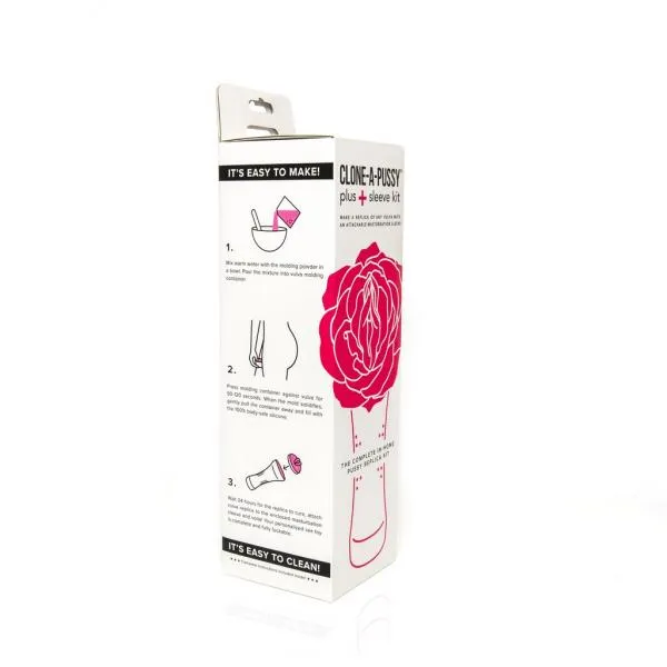 Empire Laboratories Vibrators CloneAPussy Plus Silicone Vulva Casting Kit Hot Pink
