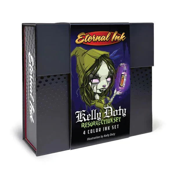 Eternal Anal Kelly Doty Resurrection Ink Set of 4 1oz Bottles Eternal Tattoo Ink