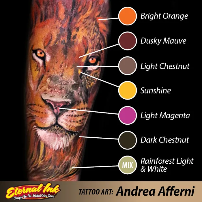 Eternal Andrea Afferni Signature Series Portrait Set of 10 1oz Bottles Eternal Tattoo Ink Male Sex Toys