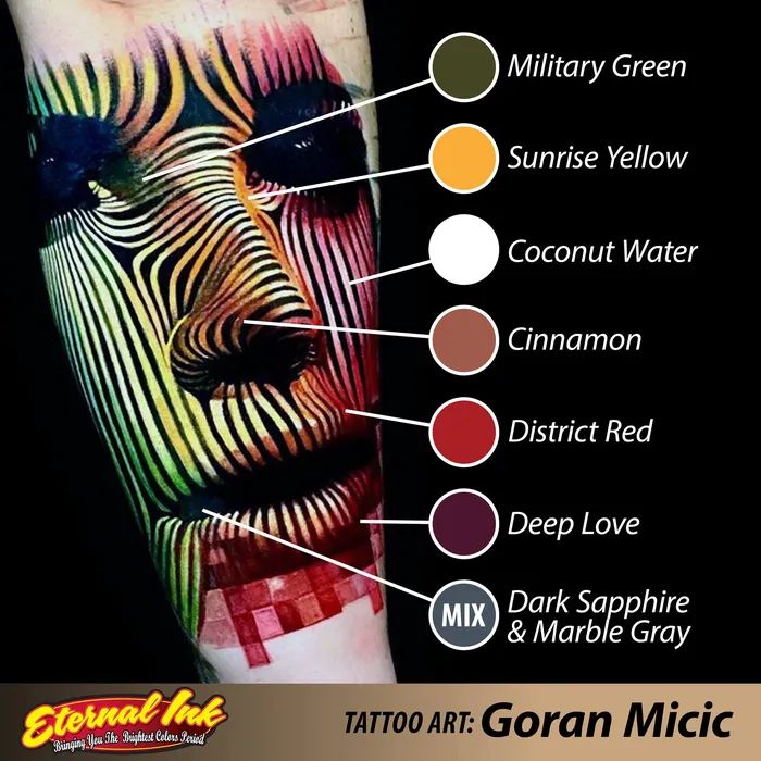 Eternal Vibrators Ruby Red Eternal Tattoo Ink Pick Your Size