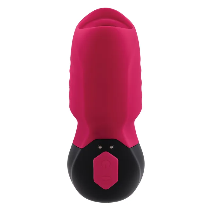 Evolved Novelties Male Sex Toys Body Kisses Red Suction Masturbator and Vibrator