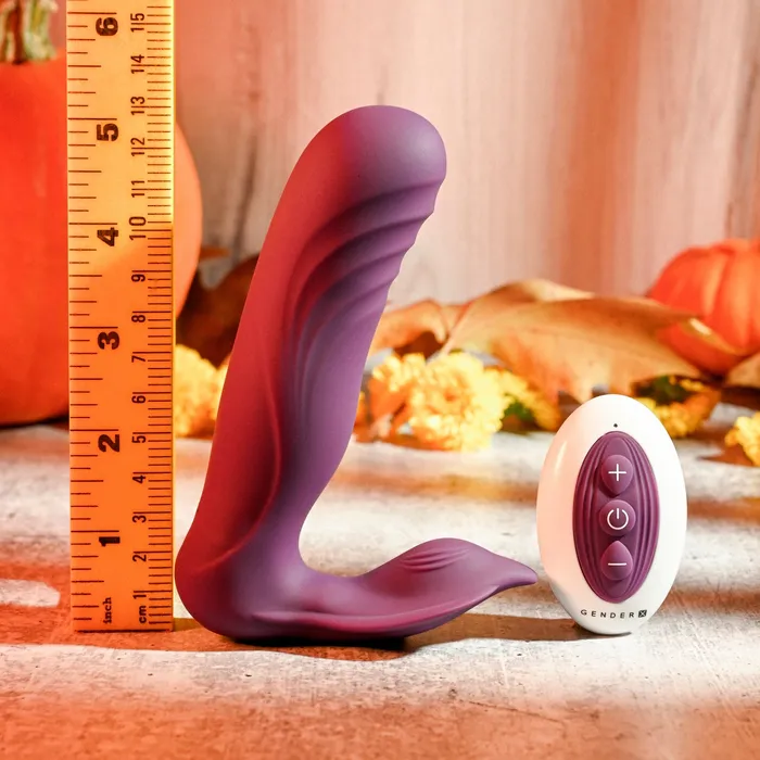 Evolved Novelties Vibrators The Velvet Hammer Thrusting HandsFree Dual Stimulation Vibrator