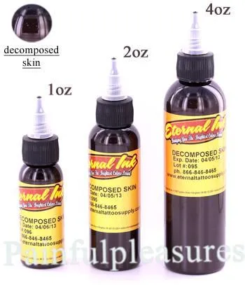 Female Sex Toys Decomposed Skin Eternal Tattoo Ink Pick Your Size Eternal