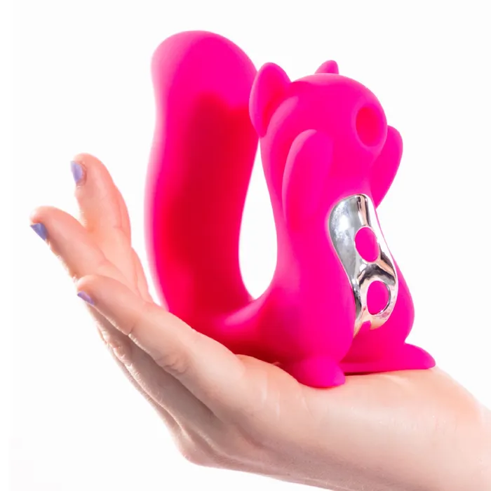 Female Sex Toys Natalies Toy Box Screaming Squirrel Air Pulsation Clitoral and G Spot Vibrator