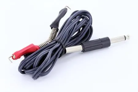 Female Sex Toys Precision 8Long Silicone Clip Cord with 14 Jack Mono Plug