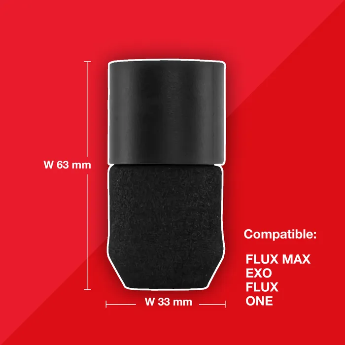 FK Irons Flux Foam 33mm Disposable Tattoo Grip Covers Black Box of 24 FK Irons Anal