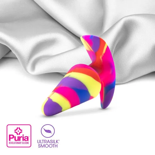 Free Spirit Vibrating 10 Function Beginner Silicone Butt Plug Blush Male Sex Toys