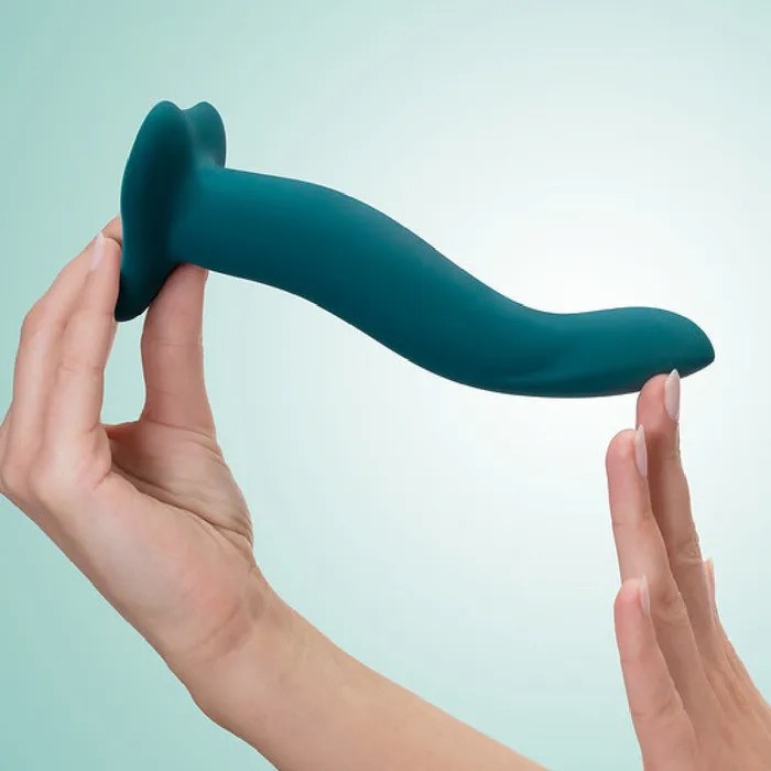 Fun Factory Limba Flex Medium Silicone Dildo Deep Sea Blue Fun Factory Anal