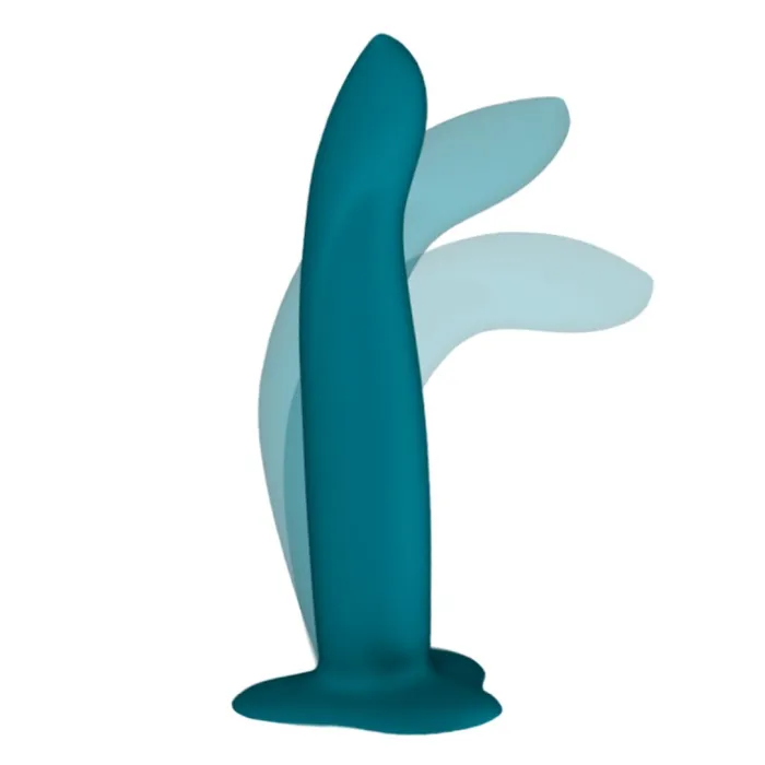 Fun Factory Limba Flex Medium Silicone Dildo Deep Sea Blue Fun Factory Anal