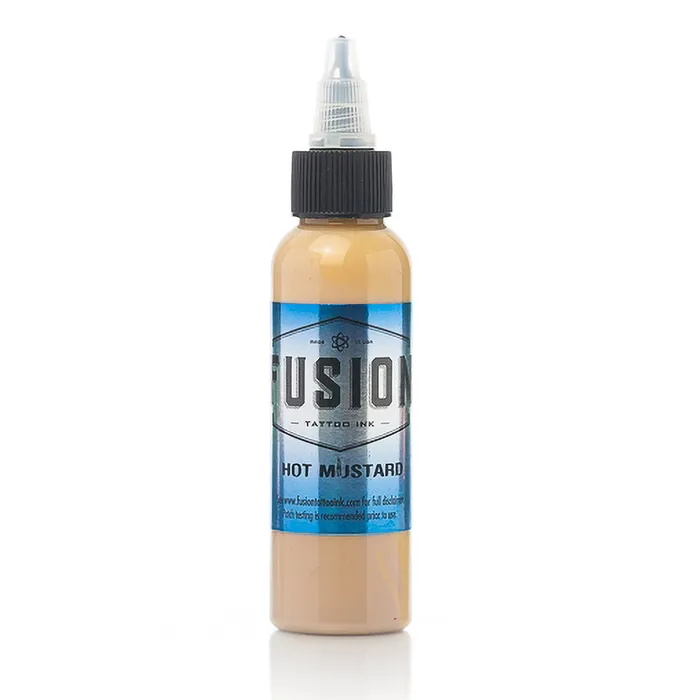 Fusion Vibrators Hot Mustard Fusion Tattoo Ink 1oz