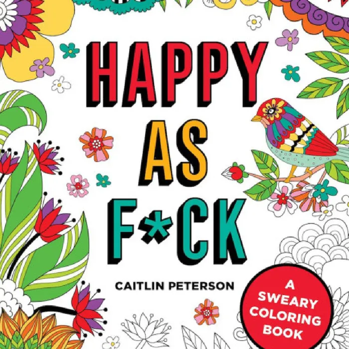 Happy as Fuck Coloring Book Bettys Toy Box Vibrators