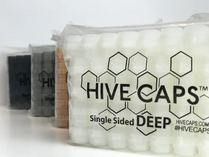 Hive Caps Deep Hive Caps Bag of 200 Ink Caps 50 Pieces Pick Color Anal