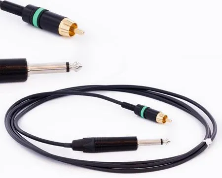 Ink Machines Anal Dragonfly RCA Cable With Phono Plug 14 Jack Mono Plug