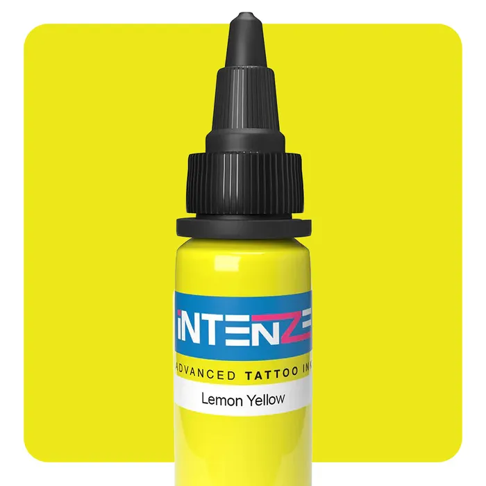 Intenze Male Sex Toys Lemon Yellow Intenze Tattoo Ink Pick Size