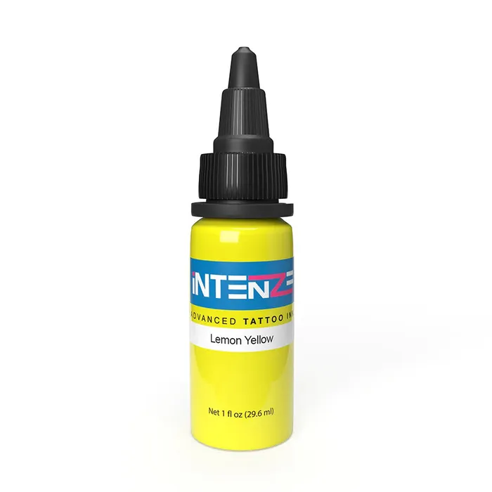 Intenze Male Sex Toys Lemon Yellow Intenze Tattoo Ink Pick Size