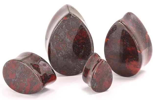 Jasper Tear Drop Stone Plug Price Per 1 Painful Pleasures Anal