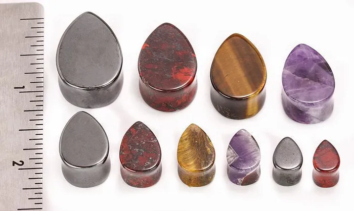 Jasper Tear Drop Stone Plug Price Per 1 Painful Pleasures Anal